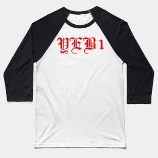 Yeb1 Art Chicano Clothing Mexican Design Tattoo style Baseball T-Shirt